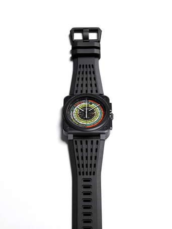 Men's watch / unisex BELL & ROSS, BR 03-94 Multimeter / 42mm, SKU: BR0394-SW-CE/SRB | watchphilosophy.co.uk