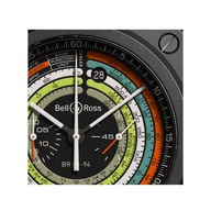 Men's watch / unisex BELL & ROSS, BR 03-94 Multimeter / 42mm, SKU: BR0394-SW-CE/SRB | watchphilosophy.co.uk