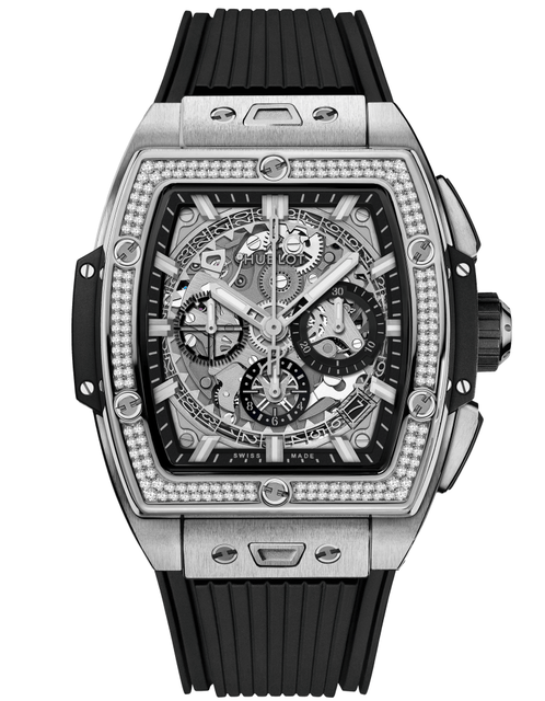 Men's watch / unisex HUBLOT, Spirit Of Big Bang Titanium Diamonds / 42mm, SKU: 642.NX.0170.RX.1104 | watchphilosophy.co.uk