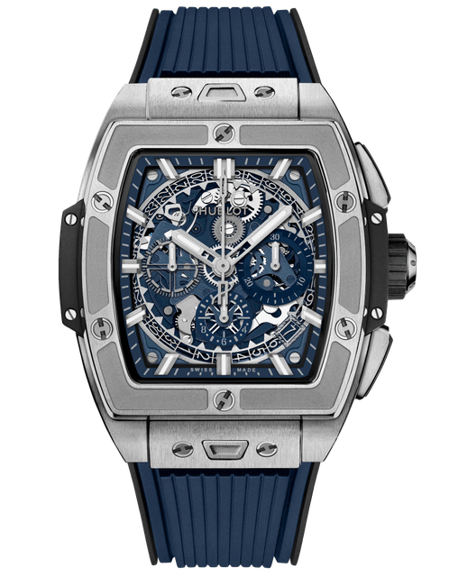 Men's watch / unisex HUBLOT, Spirit Of Big Bang Titanium Blue / 42mm, SKU: 642.NX.7170.RX | watchphilosophy.co.uk