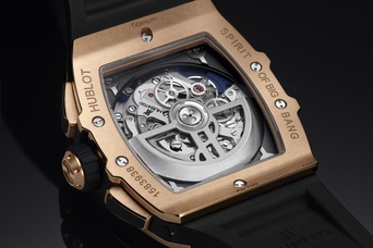 Men's watch / unisex HUBLOT, Spirit Of Big Bang King Gold Blue Ceramic / 42mm, SKU: 642.OL.7180.RX | watchphilosophy.co.uk