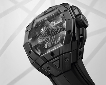 Men's watch / unisex HUBLOT, Spirit Of Big Bang Sang Bleu All Black / 42mm, SKU: 648.CX.0114.RX.MXM23 | watchphilosophy.co.uk