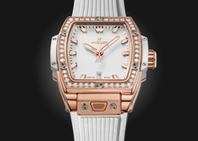 Ladies' watch HUBLOT, Spirit of Big Bang King Gold White Diamonds / 32mm, SKU: 682.OE.2080.RW.1204 | watchphilosophy.co.uk
