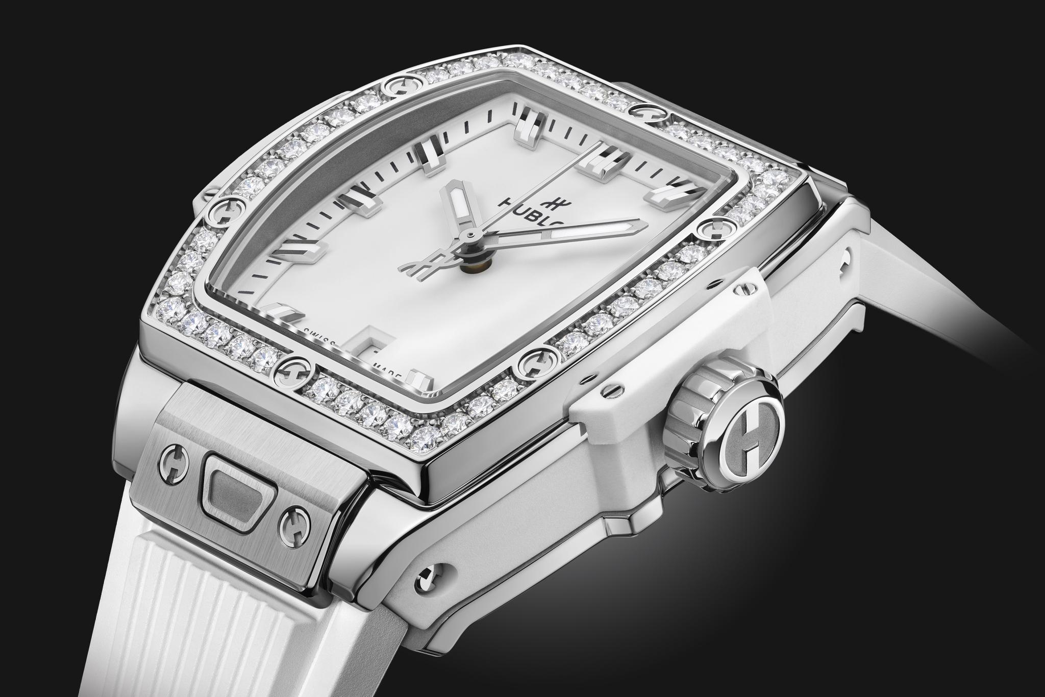 Ladies' watch HUBLOT, Spirit of Big Bang Steel White Diamonds / 32mm, SKU: 682.SE.2010.RW.1204 | watchphilosophy.co.uk
