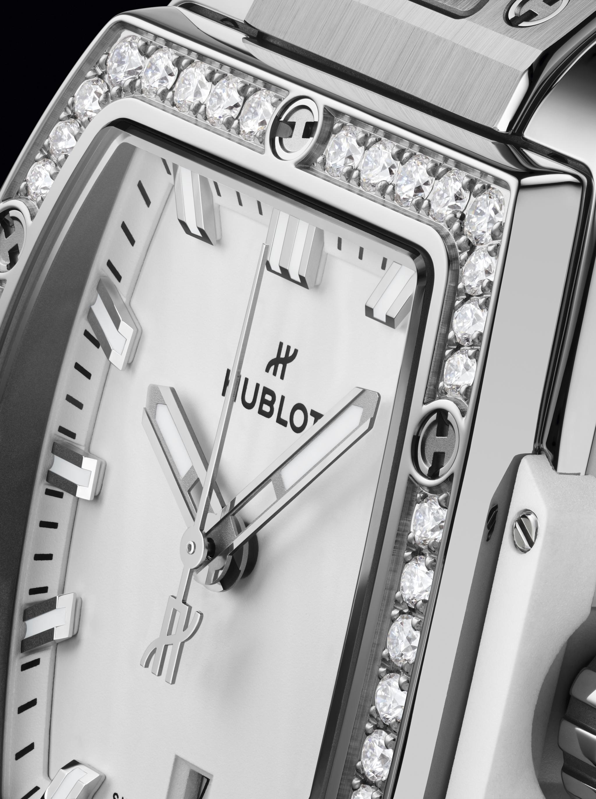 Ladies' watch HUBLOT, Spirit of Big Bang Steel White Diamonds / 32mm, SKU: 682.SE.2010.RW.1204 | watchphilosophy.co.uk