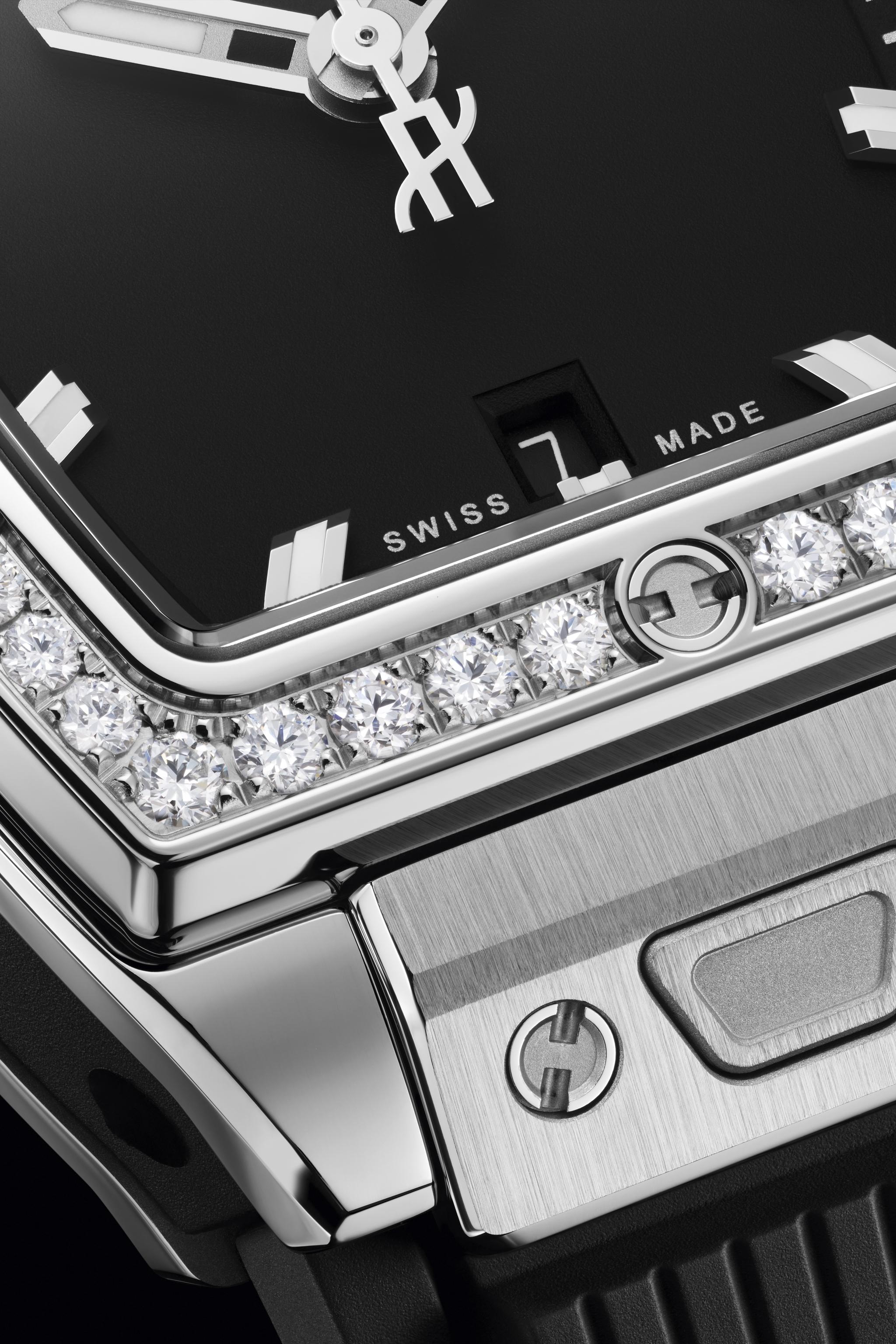 Ladies' watch HUBLOT, Spirit of Big Bang Steel Diamonds / 32mm, SKU: 682.SX.1170.RX.1204 | watchphilosophy.co.uk