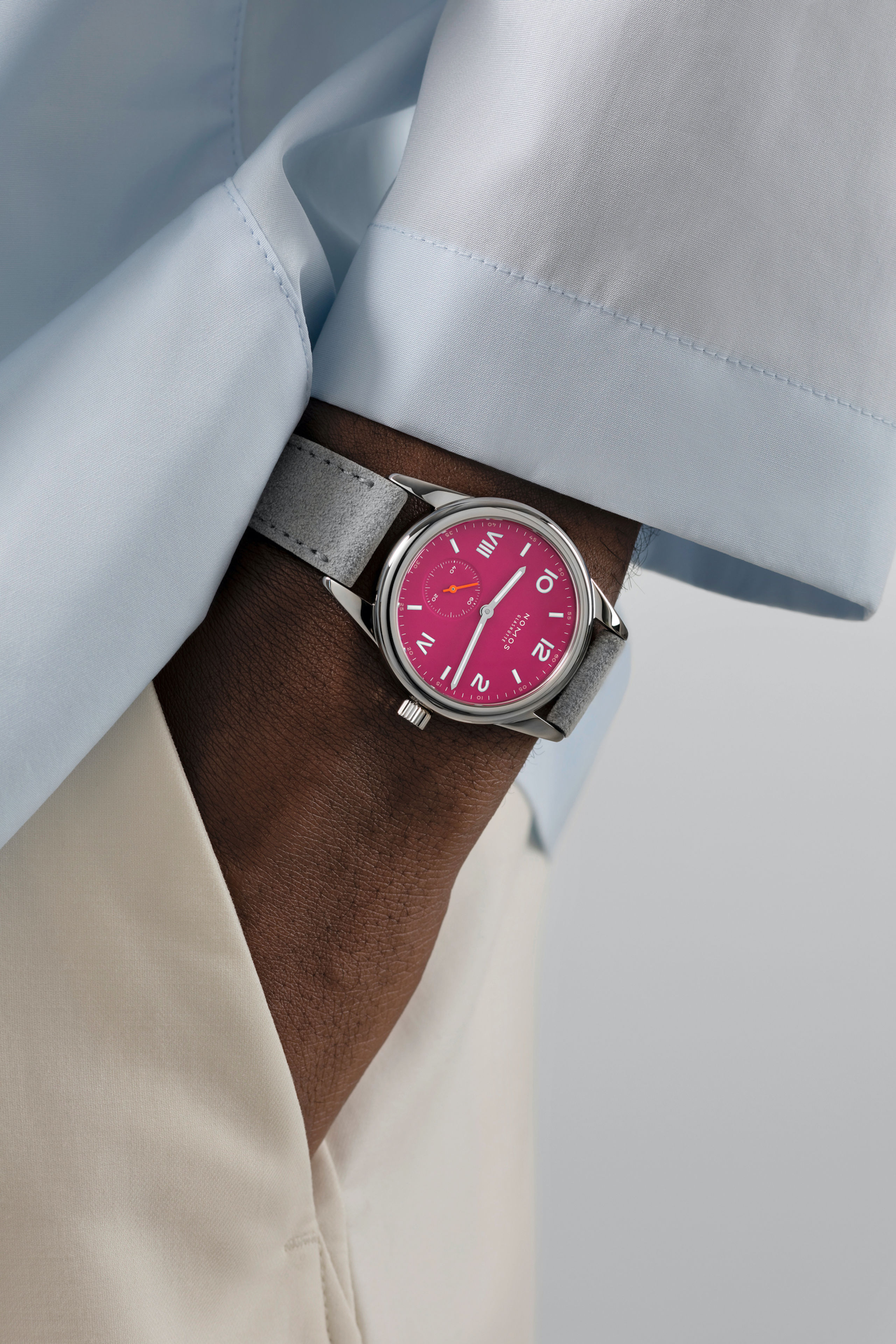 Men's watch / unisex  NOMOS GLASHÜTTE, Club Campus Deep Pink / 36mm, SKU: 711.GB | watchphilosophy.co.uk