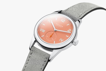 Men's watch / unisex NOMOS GLASHÜTTE, Club Campus Cream Coral / 36mm, SKU: 714.GB | watchphilosophy.co.uk
