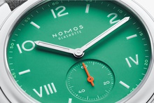 Men's watch / unisex NOMOS GLASHÜTTE, Club Campus Electric Green / 36mm, SKU: 715 | watchphilosophy.co.uk