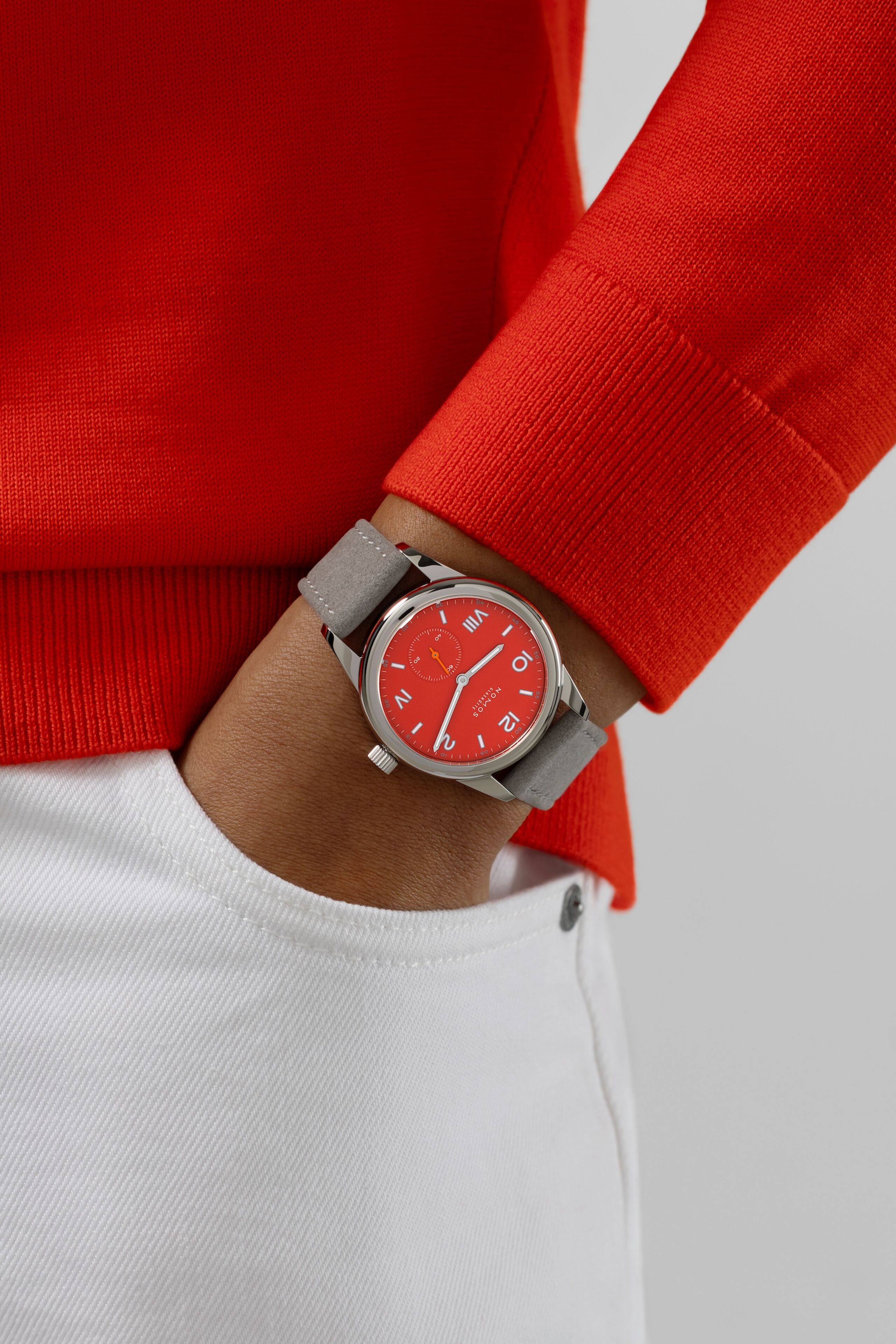 Men's watch / unisex NOMOS GLASHÜTTE, Club Campus Nonstop Red / 36mm, SKU: 716 | watchphilosophy.co.uk