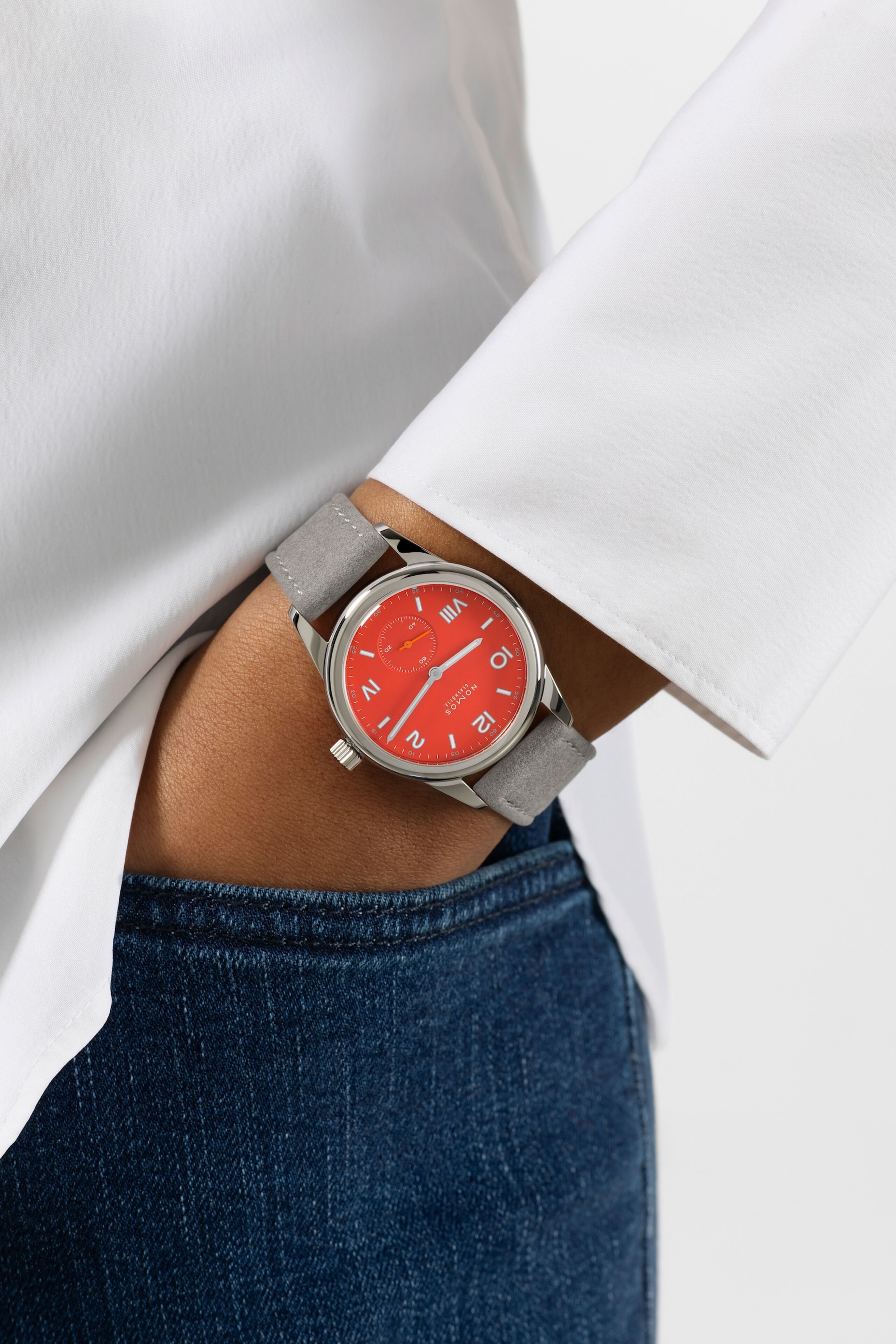 Men's watch / unisex NOMOS GLASHÜTTE, Club Campus Nonstop Red / 36mm, SKU: 716 | watchphilosophy.co.uk