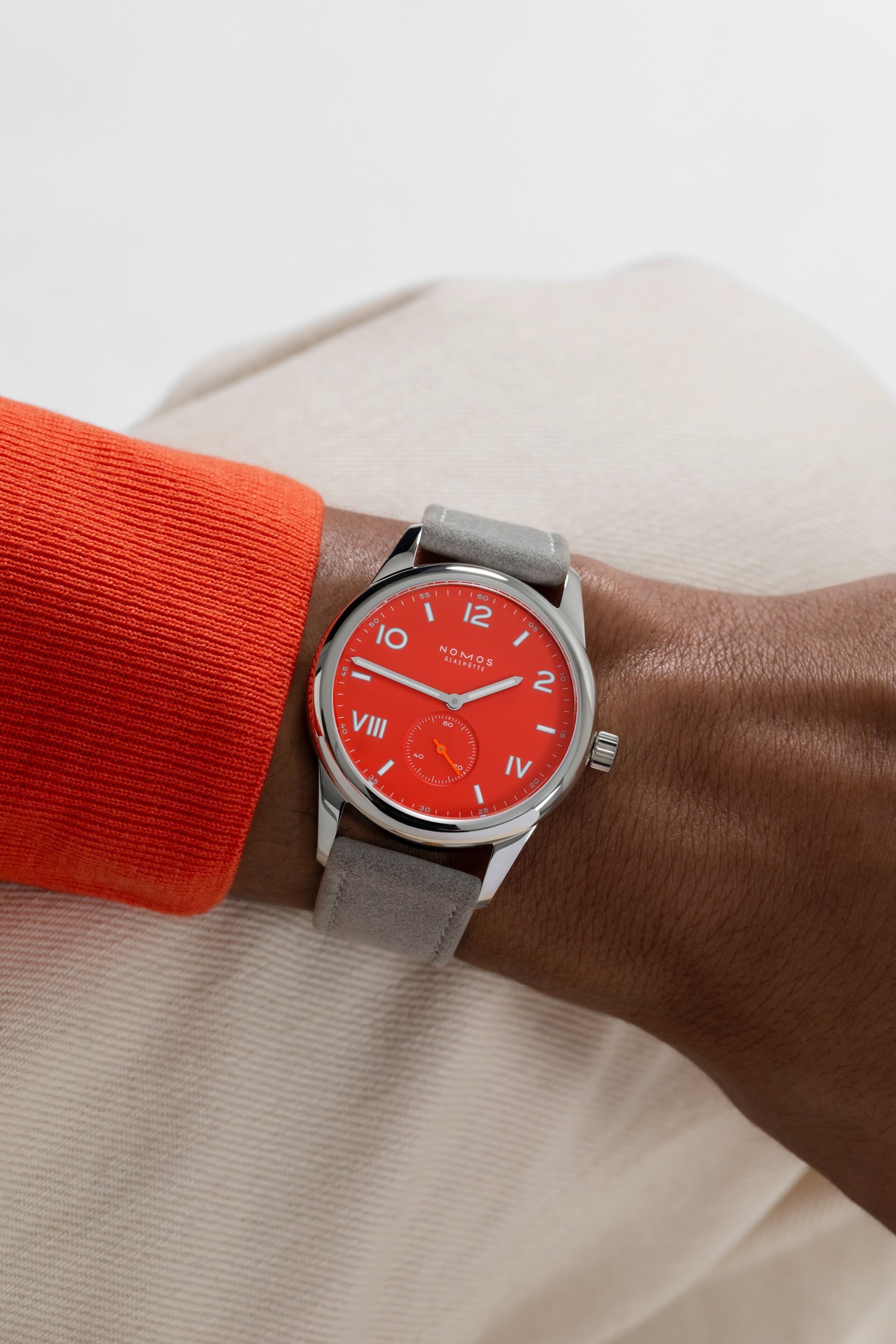 Men's watch / unisex NOMOS GLASHÜTTE, Club Campus 38 Nonstop Red / 38.50mm, SKU: 723.GB | watchphilosophy.co.uk