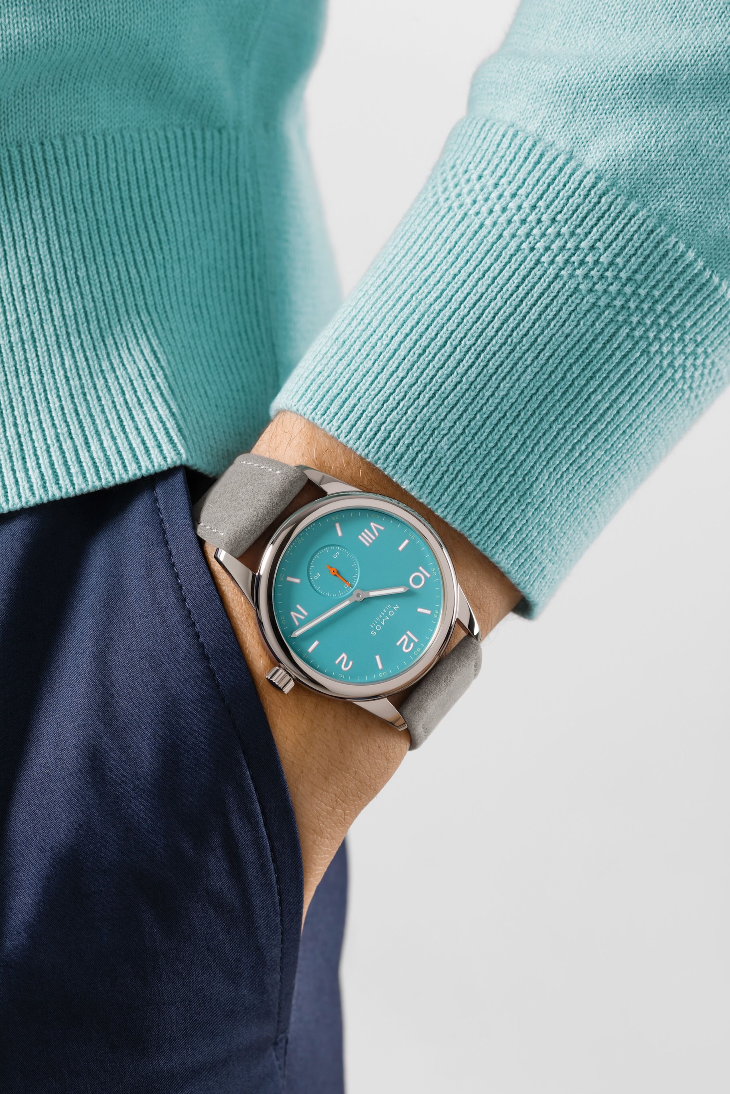Men's watch / unisex NOMOS GLASHÜTTE, Club Campus 38 Endless Blue / 38.50mm, SKU: 724.GB | watchphilosophy.co.uk