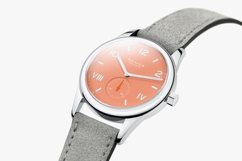 Men's watch / unisex NOMOS GLASHÜTTE, Club Campus 38 Cream Coral / 38.50mm, SKU: 725 | watchphilosophy.co.uk