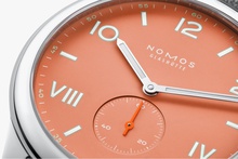 Men's watch / unisex  NOMOS GLASHÜTTE, Club Campus 38 Cream Coral / 38.50mm, SKU: 725 | watchphilosophy.co.uk