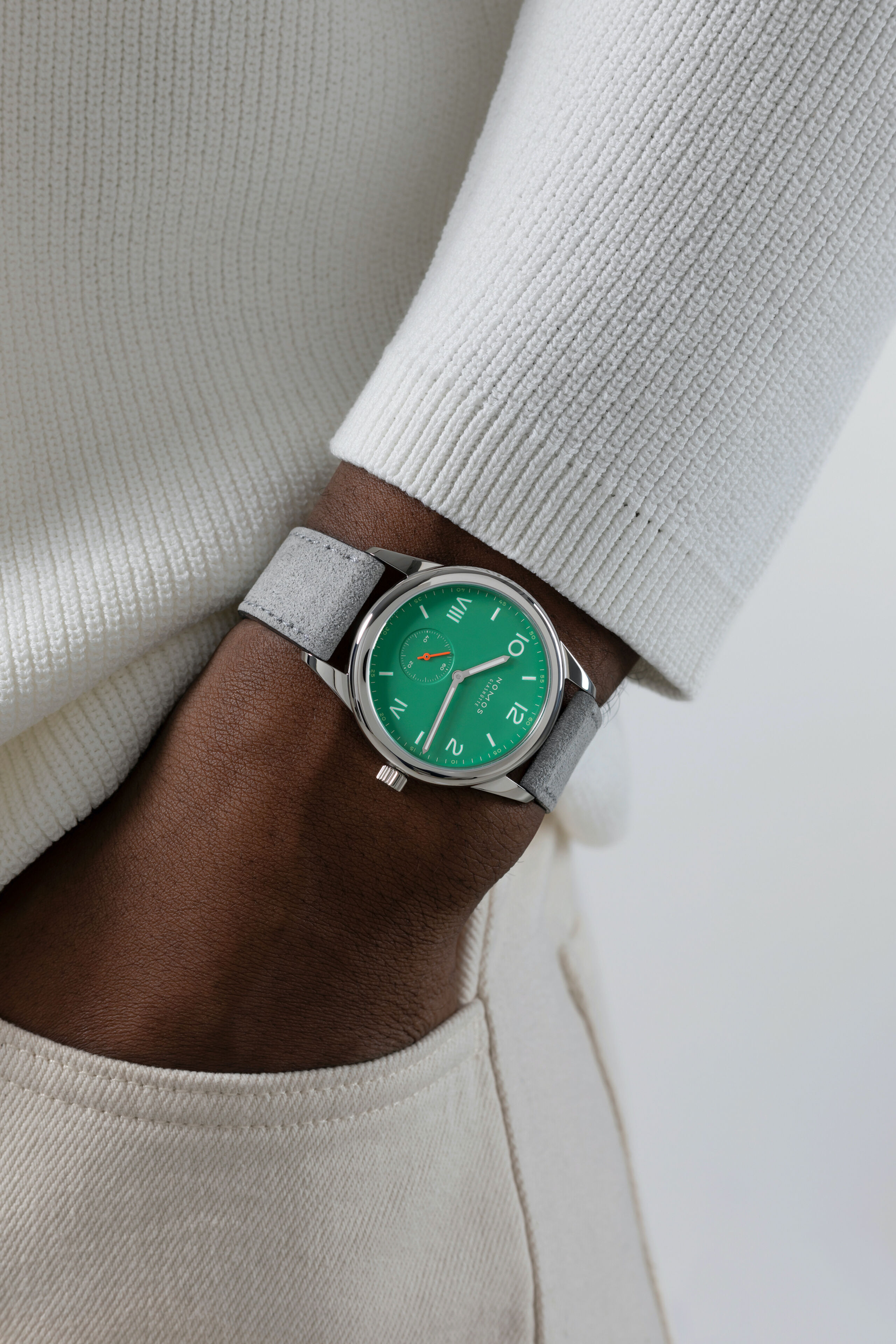 Men's watch / unisex NOMOS GLASHÜTTE, Club Campus 38 Electric Green / 38.50mm, SKU: 726 | watchphilosophy.co.uk
