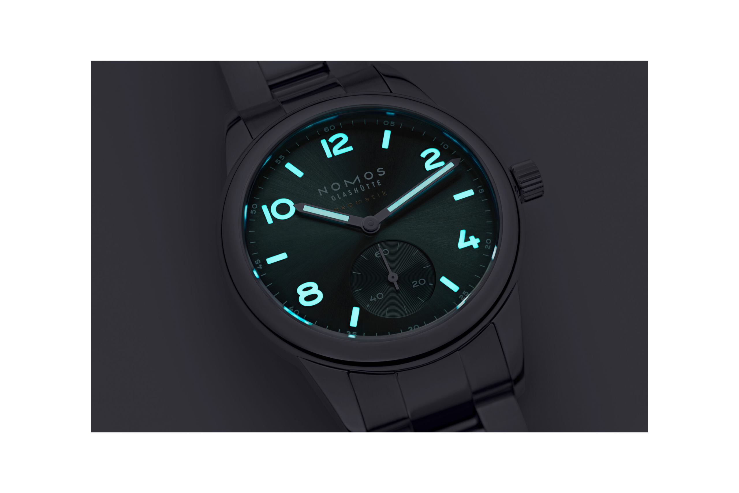 Men's watch / unisex NOMOS GLASHÜTTE, Club Sport Neomatik Petrol / 37mm, SKU: 746 | watchphilosophy.co.uk