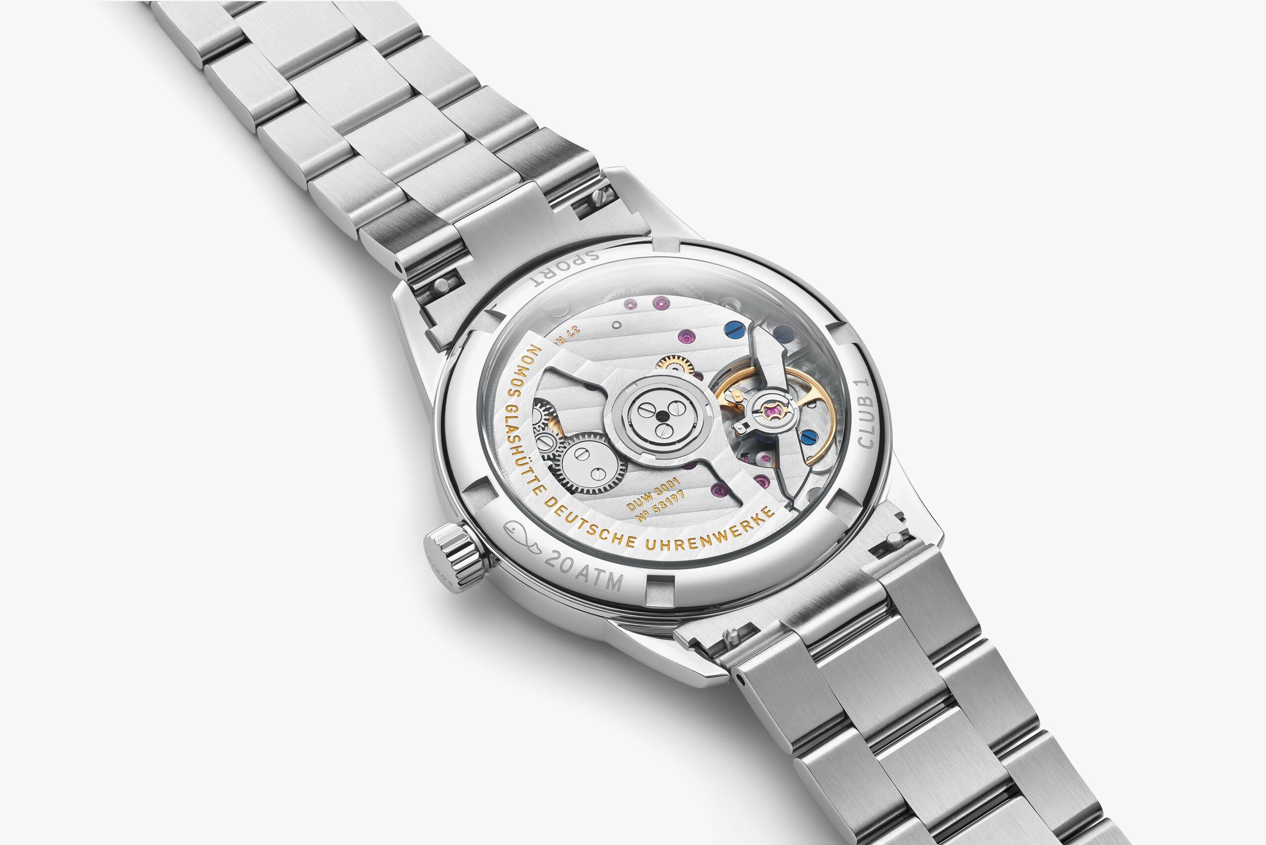 Ladies' watch NOMOS GLASHÜTTE, Club Sport Neomatik 34 Rosé / 34mm, SKU: 756 | watchphilosophy.co.uk