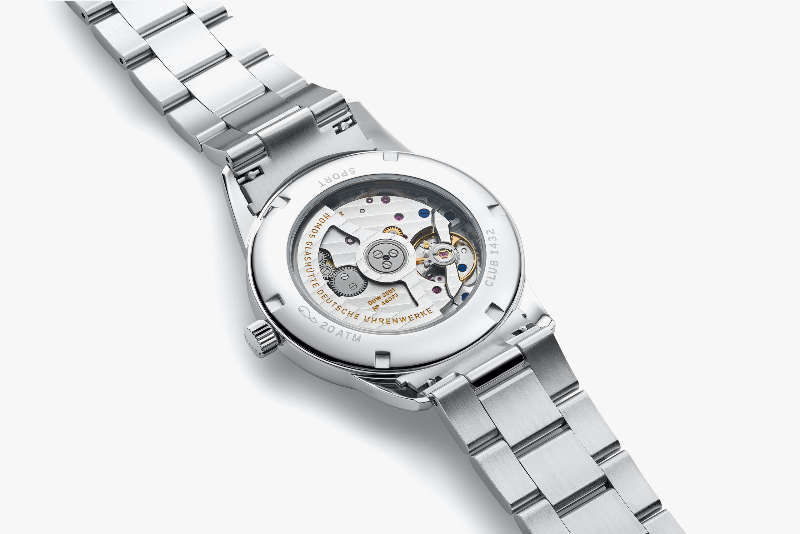 Men's watch / unisex NOMOS GLASHÜTTE, Club Sport Neomatik 39 Tabac / 39.50mm, SKU: 760 | watchphilosophy.co.uk