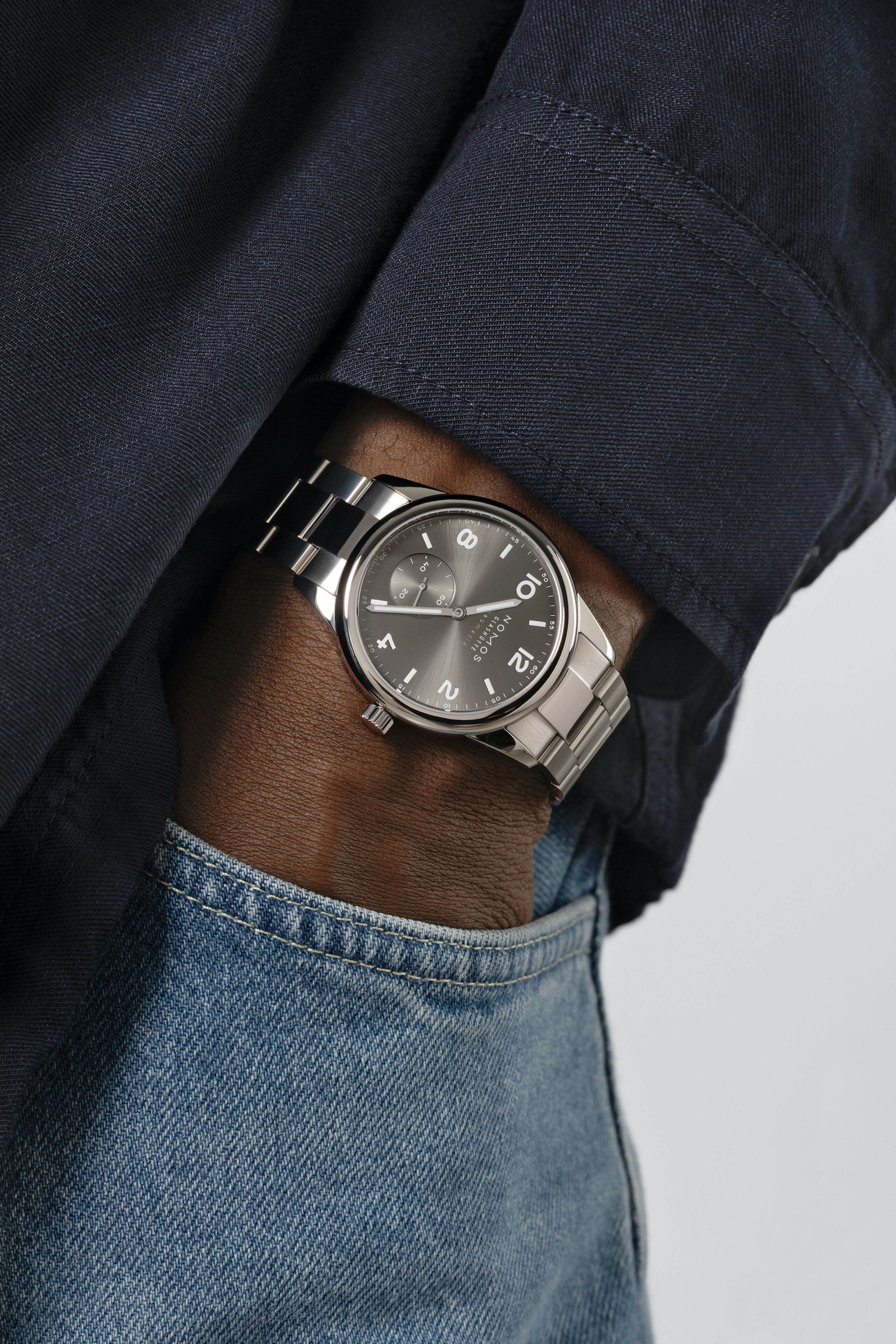 Men's watch / unisex NOMOS GLASHÜTTE, Club Sport Neomatik 39 Smoke / 39.50mm, SKU: 763 | watchphilosophy.co.uk