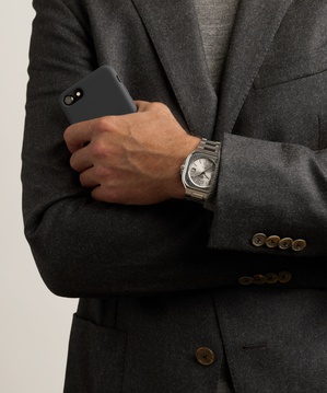Men's watch / unisex BELL & ROSS, BR 05 Grey Steel / 40mm, SKU: BR05A-GR-ST/SST | watchphilosophy.co.uk