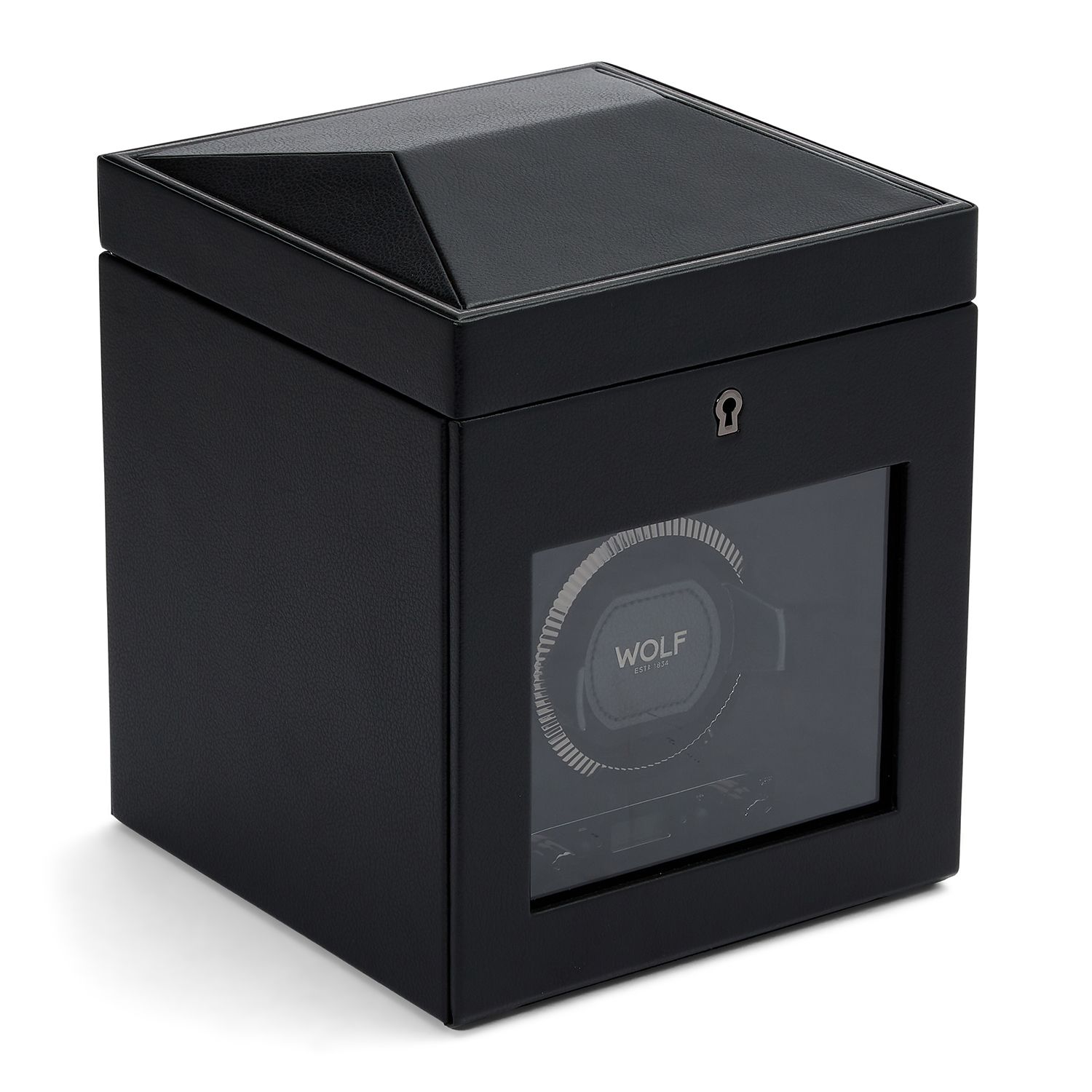 WOLF 1834, British Racing Single Watch Winder With Storage, SKU: 792102 | watchphilosophy.co.uk