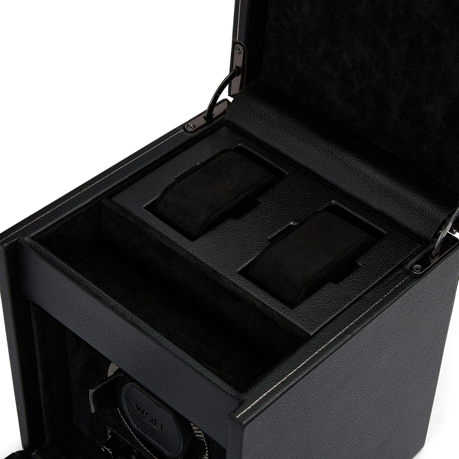 WOLF 1834, British Racing Single Watch Winder With Storage, SKU: 792102 | watchphilosophy.co.uk
