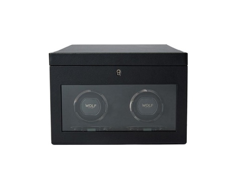 WOLF 1834, British Racing Double Watch Winder With Storage, SKU: 792202 | watchphilosophy.co.uk
