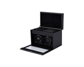 WOLF 1834, British Racing Double Watch Winder With Storage, SKU: 792202 | watchphilosophy.co.uk