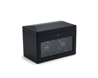 WOLF 1834, British Racing Double Watch Winder With Storage, SKU: 792202 | watchphilosophy.co.uk