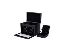 WOLF 1834, British Racing Double Watch Winder With Storage, SKU: 792202 | watchphilosophy.co.uk