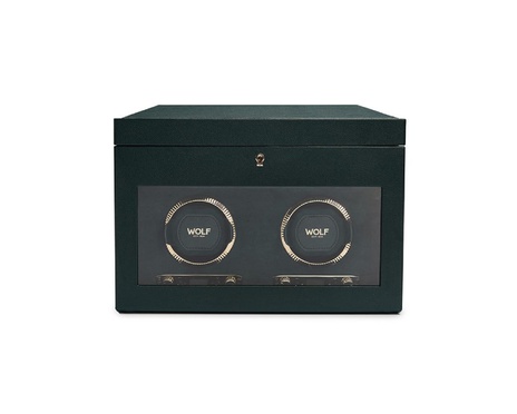 WOLF 1834, British Racing Double Watch Winder With Storage, SKU: 792241 | watchphilosophy.co.uk