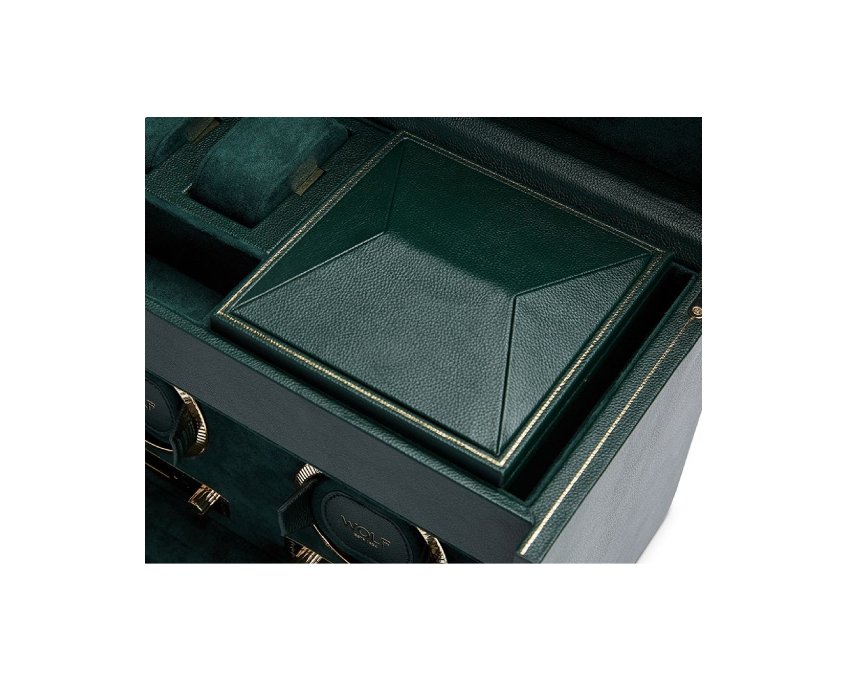 WOLF 1834, British Racing Double Watch Winder With Storage, SKU: 792241 | watchphilosophy.co.uk