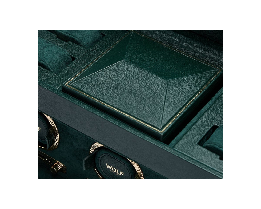 WOLF 1834, British Racing Triple Watch Winder With Storage, SKU: 792341 | watchphilosophy.co.uk