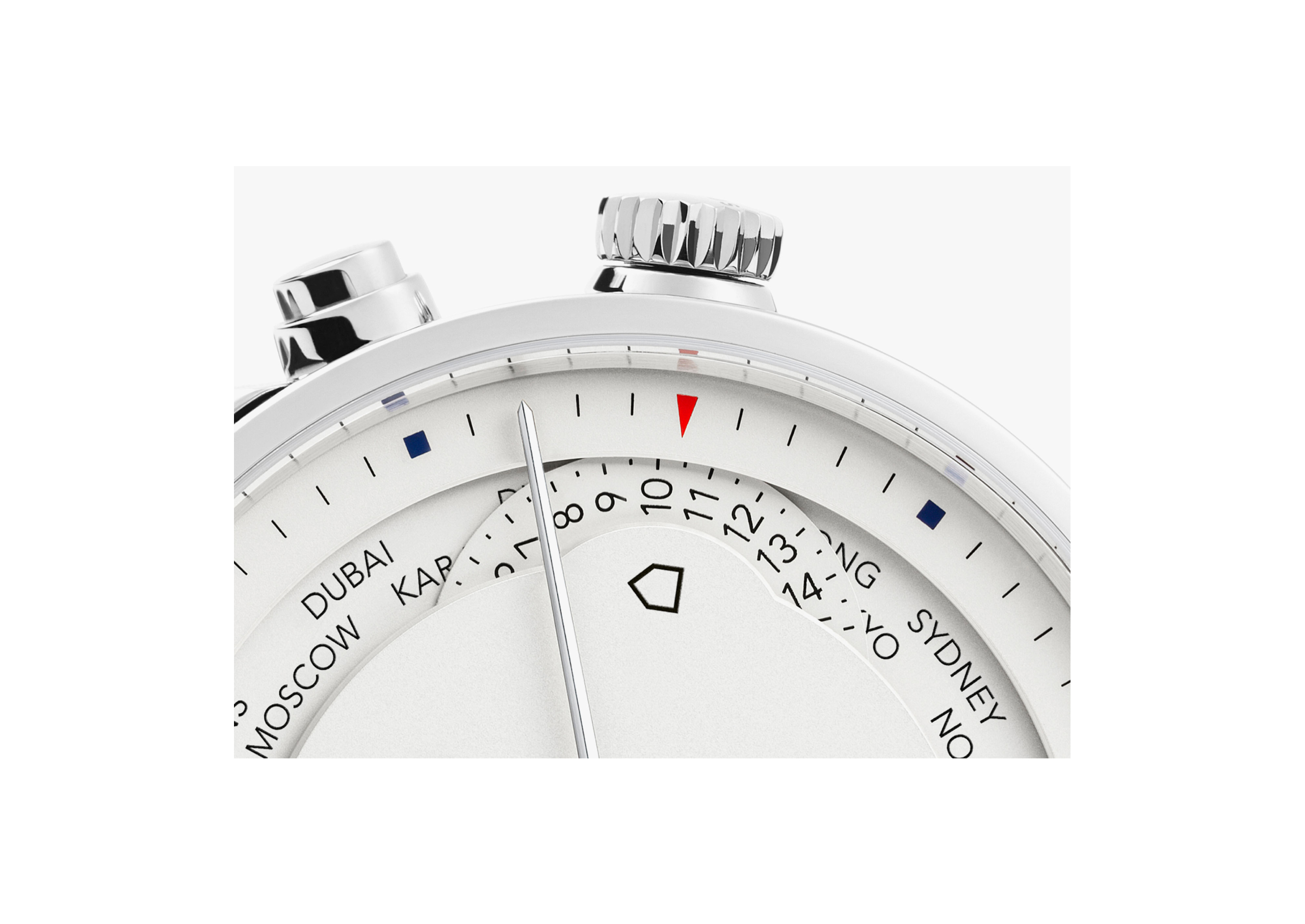 Men's watch / unisex NOMOS GLASHÜTTE, Zurich World Time / 39.90mm, SKU: 805 | watchphilosophy.co.uk