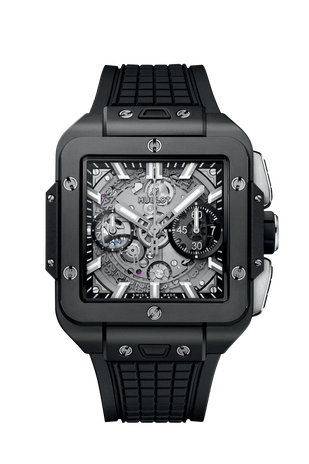 Men's watch / unisex HUBLOT, Square Bang Unico Black Magic / 42mm, SKU: 821.CI.0170.RX | watchphilosophy.co.uk