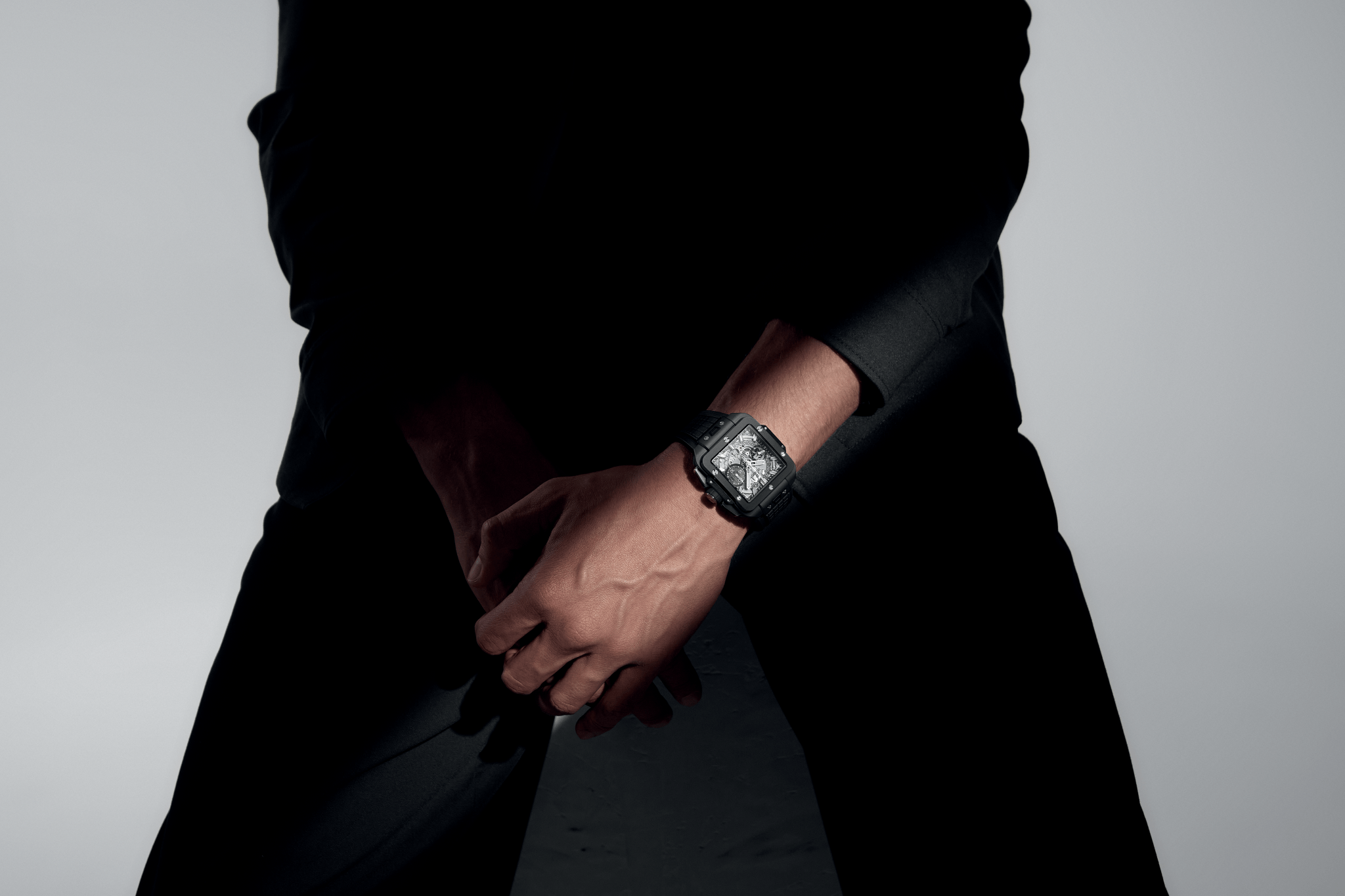 Men's watch / unisex HUBLOT, Square Bang Unico Black Magic / 42mm, SKU: 821.CI.0170.RX | watchphilosophy.co.uk