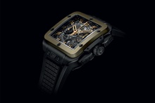 Men's watch / unisex HUBLOT, Square Bang Unico Ceramic Magic Gold / 42mm, SKU: 821.CM.0130.RX | watchphilosophy.co.uk