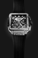 Men's watch / unisex HUBLOT, Square Bang Unico Titanium Pave / 42mm, SKU: 821.NX.0170.RX.1604 | watchphilosophy.co.uk