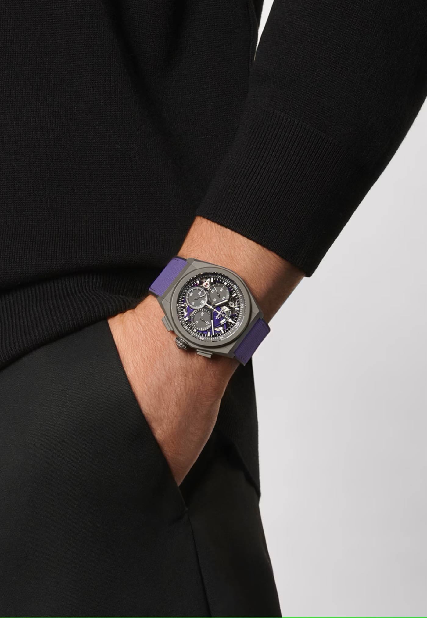 Men's watch / unisex  ZENITH, Defy 21 Ultraviolet / 44mm, SKU: 97.9001.9004/80.R922 | watchphilosophy.co.uk
