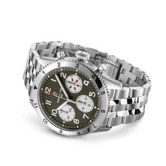 Men's watch / unisex BREITLING, Classic AVI Chronograph Curtiss Warhawk / 42mm, SKU: A233802A1L1A1 | watchphilosophy.co.uk
