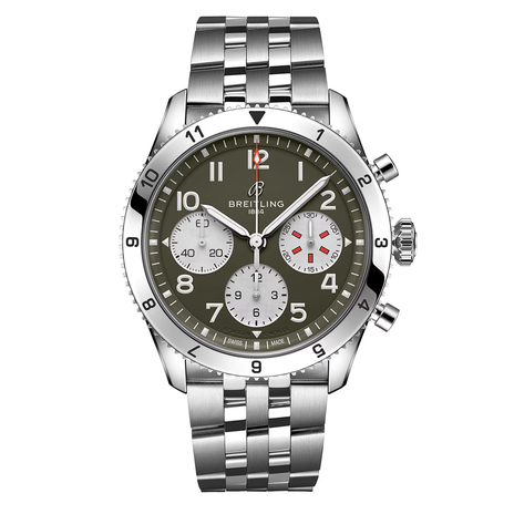 Men's watch / unisex BREITLING, Classic AVI Chronograph Curtiss Warhawk / 42mm, SKU: A233802A1L1A1 | watchphilosophy.co.uk