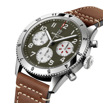 Men's watch / unisex BREITLING, Classic AVI Chronograph Curtiss Warhawk / 42mm, SKU: A233802A1L1X1 | watchphilosophy.co.uk