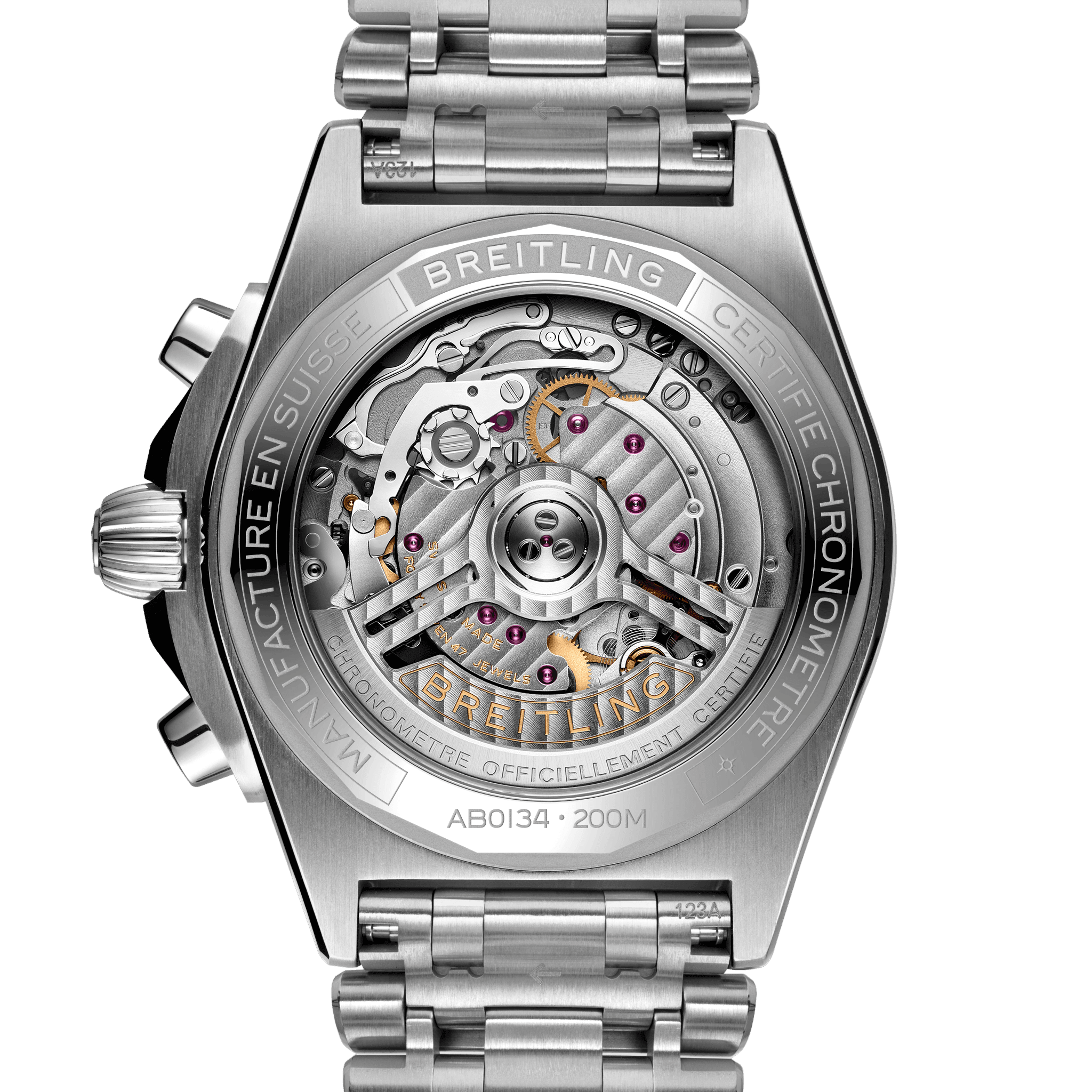 Men's watch / unisex BREITLING, Chronomat B01 / 42mm, SKU: AB0134101L2A1 | watchphilosophy.co.uk