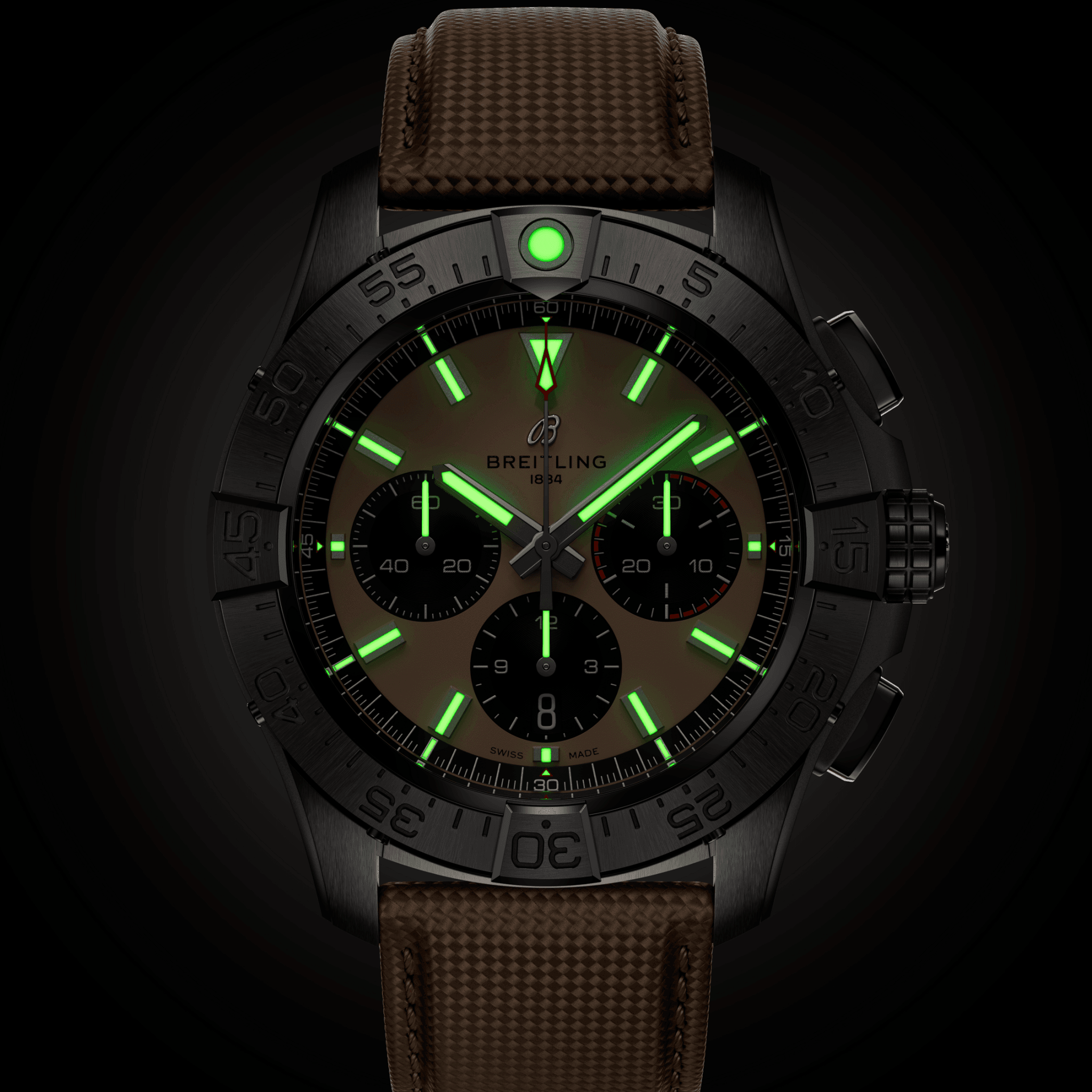 Men's watch / unisex BREITLING, Avenger B01 Chronograph / 44mm, SKU: AB0147101A1X1 | watchphilosophy.co.uk