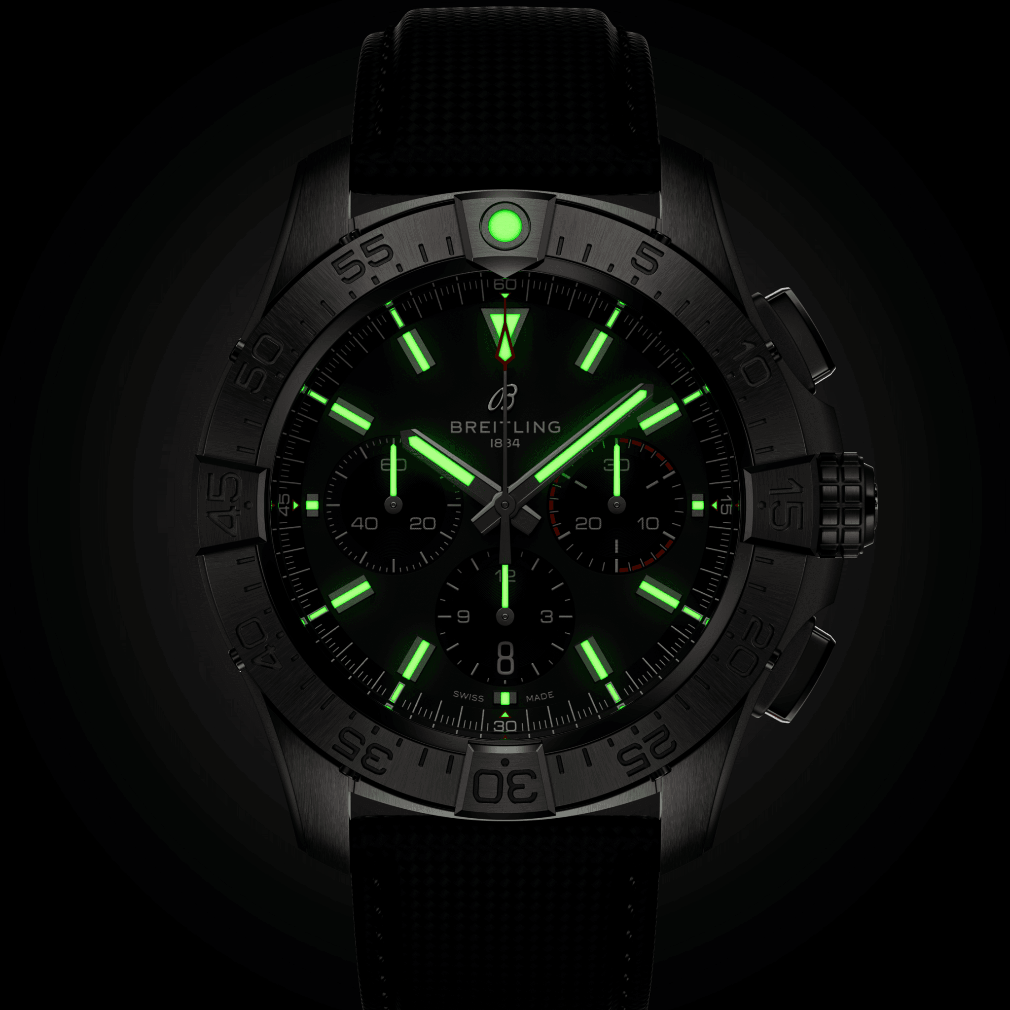 Men's watch / unisex BREITLING, Avenger B01 Chronograph / 44mm, SKU: AB0147101B1X1 | watchphilosophy.co.uk