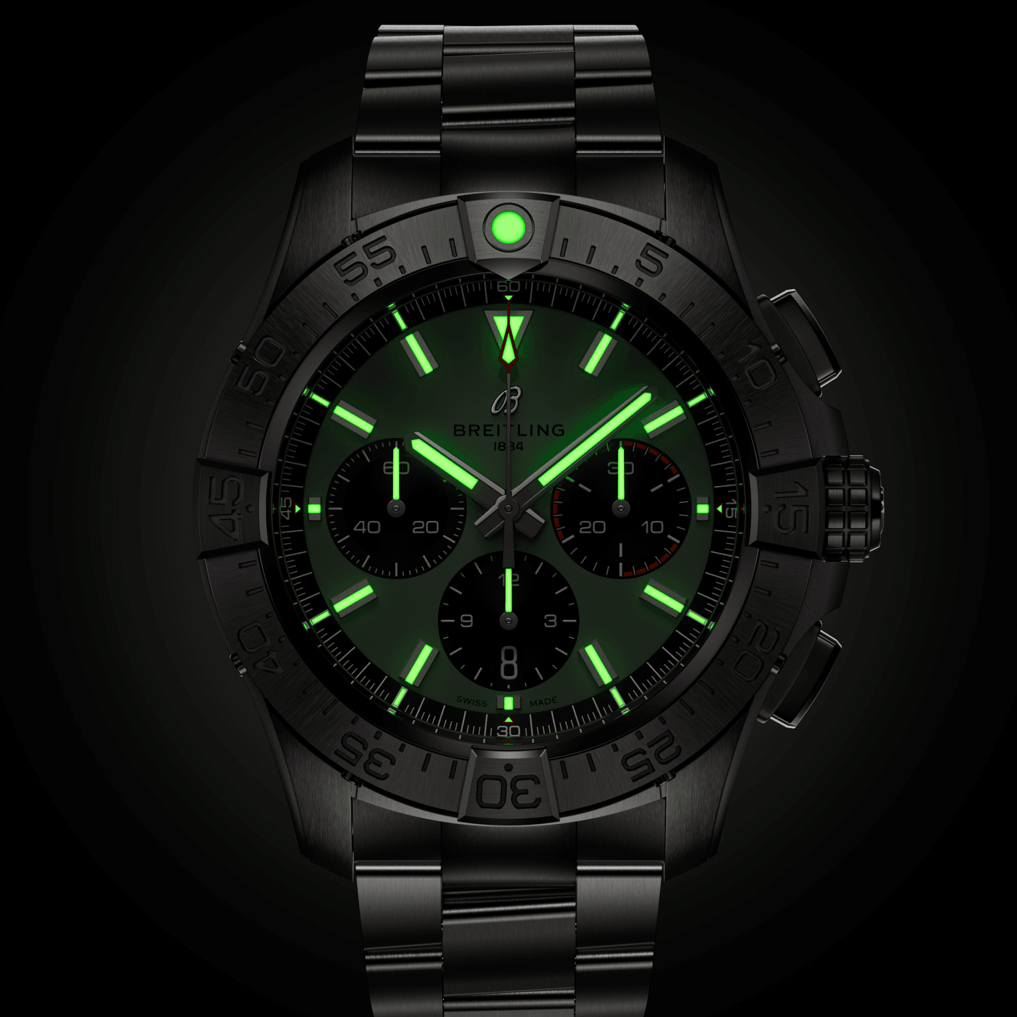 Men's watch / unisex BREITLING, Avenger B01 Chronograph / 44mm, SKU: AB0147101L1A1 | watchphilosophy.co.uk