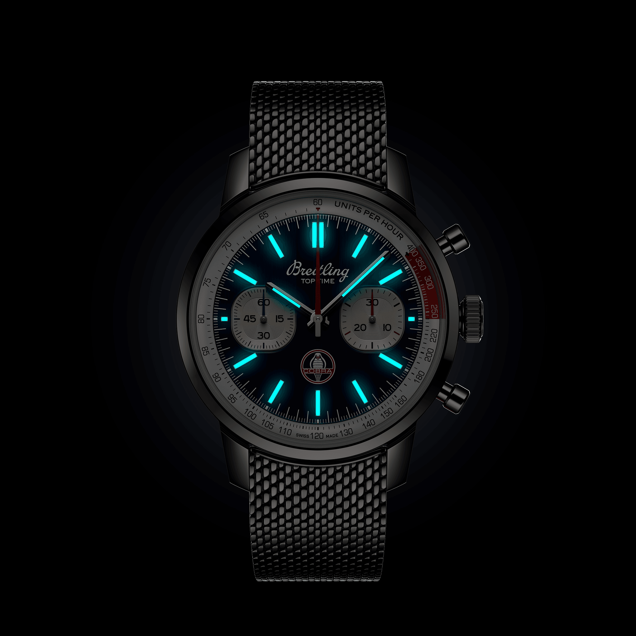 Men's watch / unisex BREITLING, Top Time B01 Shelby Cobra / 41mm, SKU: AB01763A1C1A1 | watchphilosophy.co.uk
