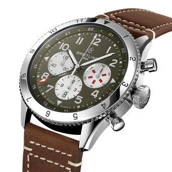 Men's watch / unisex  BREITLING, Super AVI B04 Chronograph GMT Curtiss Warhawk / 46mm, SKU: AB04452A1L1X1 | watchphilosophy.co.uk