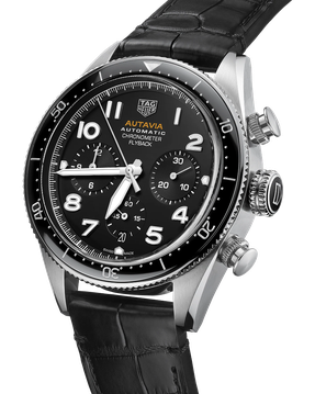 Men's watch / unisex  TAG HEUER, Autavia Chronometer Flyback / 42mm, SKU: CBE511A.FC8279 | watchphilosophy.co.uk
